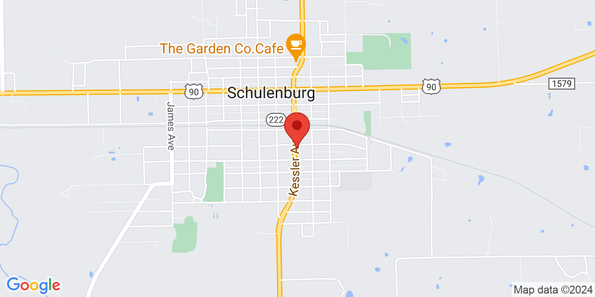 Map of Schulenburg Public Library